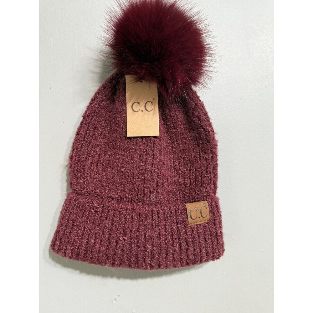 Bundle 3 - CC Beanie Woman’s Knit Slouchy Thick Cap Hat Solid Colors - Picture 1 of 15